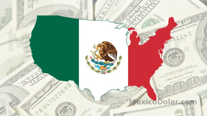 mexico dolar mapa dolares pais bandera